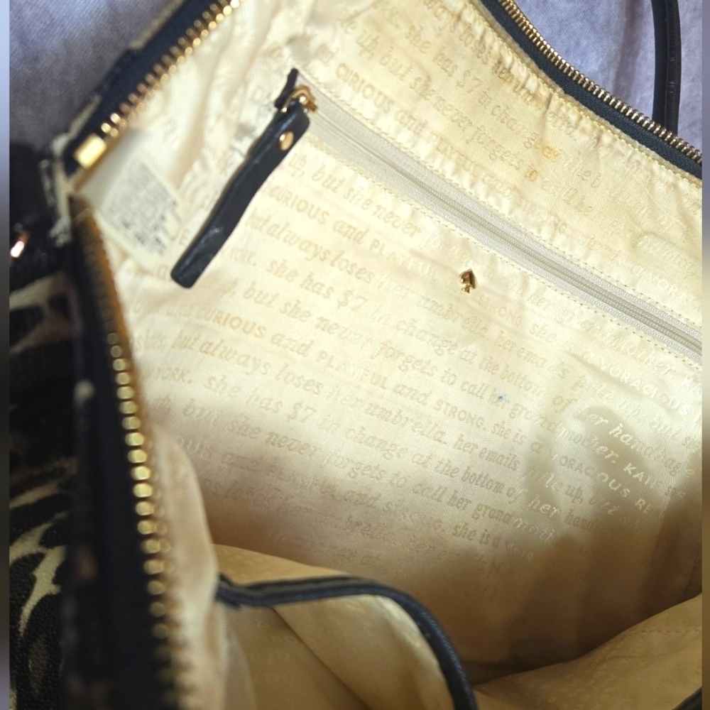 Kate Spade leopard bag - Picture 2 of 3